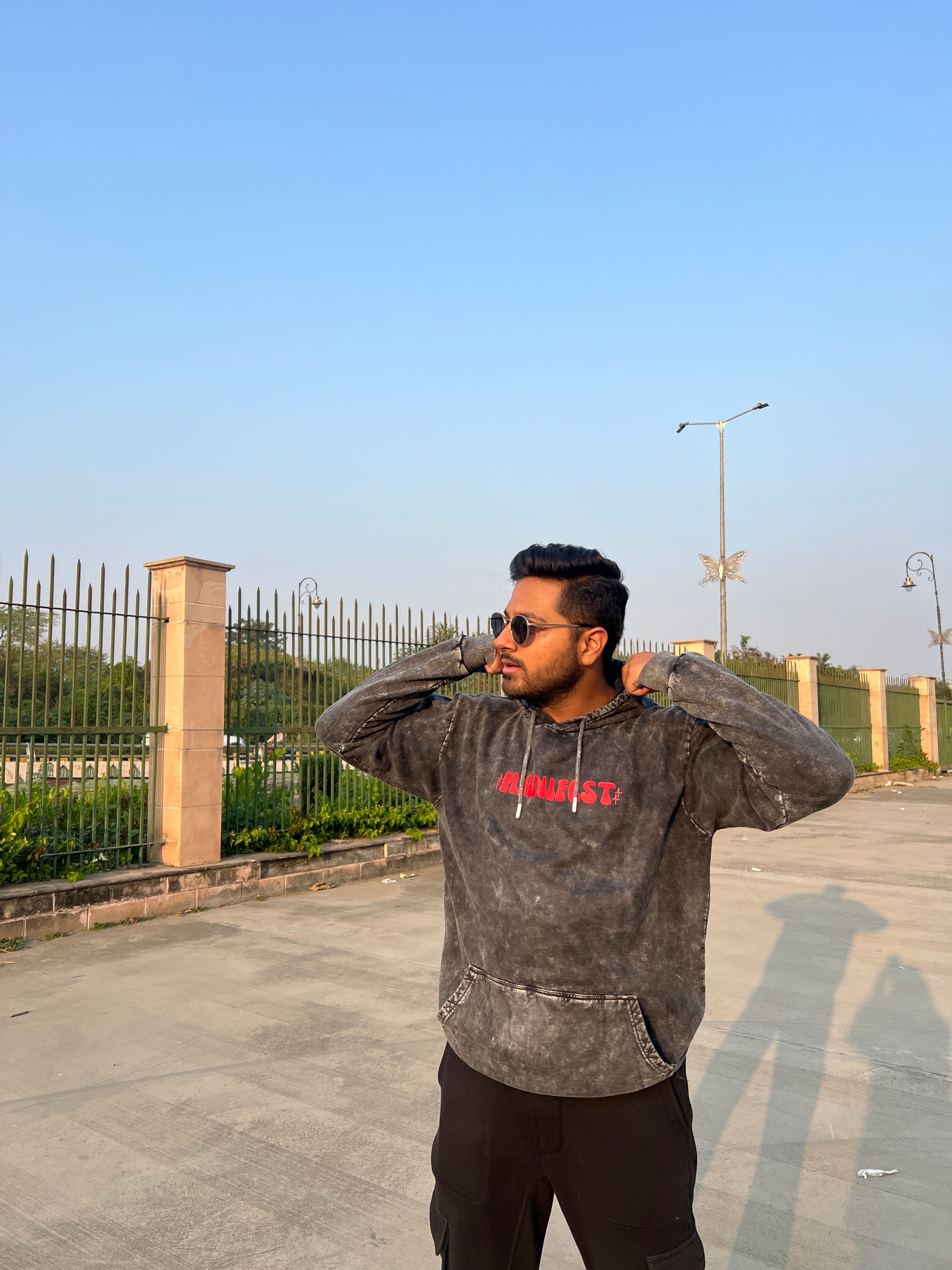 Acid Wash Hoodie - Korraj Manifest Hoodie